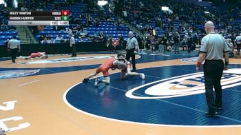 120 lbs Semis & 1st Wrestleback (8 Team) - Riley Hinton, Vandalia vs Kaden Huster, Gibson City (G.C.-Melvin-Sibley)