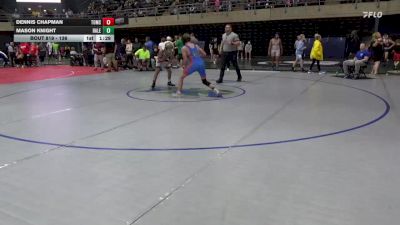 136 lbs Round Of 16 - Dennis Chapman, Toms River vs Mason Knight, Halethorpe