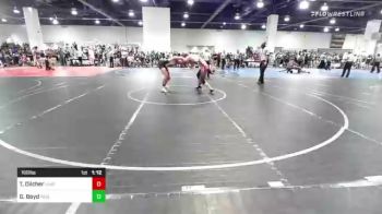 160 lbs Consi Of 16 #1 - Tyler Dilcher, Unattached vs Garrett Boyd, Reign WC