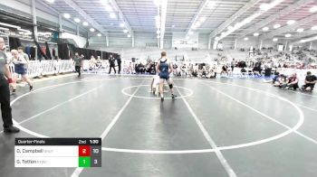 126 lbs Quarterfinal - Dillon Campbell, Team Shutt Matty S vs Garrett Totten, Shore Thing Wave