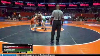 2 lbs Quarterfinal - Jacob Redington, Freeport vs Sean Conway, Chicago (St. Patrick)