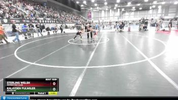 53 lbs Quarterfinal - Kalayden Fulwiler, Ronan WC vs Sterling Welsh, Patriot Mat Club