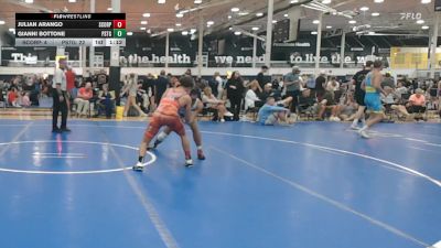 134 lbs Rr Rnd 4 - Julian Arango, Scorpions - HSC vs Gianni Bottone, Prestige Worldwide Blue - HSC