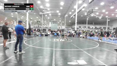 134 lbs Rr Rnd 4 - Michael Landrum, Downingtown West - HS vs Kade Pascoe, Pocono Mountain Regional Wrestling Club - HS