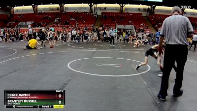 64-68 lbs Cons. Semi - Pierce Davich, Donahue Wrestling Academy vs Brantley Russell, Unattached