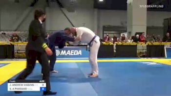 JOHN ANDREW HIGGINS vs STEVEN A PIWOWAR 2021 World Master IBJJF Jiu-Jitsu Championship