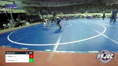 80 lbs Round Of 16 - Jaxon Roller, Raw Wrestling Club vs Austin Perine, Scots Wrestling Club