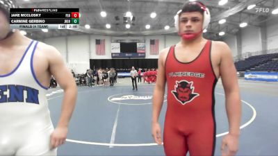 285 lbs Finals (4 Team) - Elijah Porpora, John H Glenn HS vs Jayden Camp, Plainedge