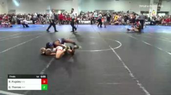 83 lbs Final - Raidyn Pugsley, 208 Badgers vs Dominic Thomas, Mat Demon WC