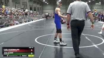125 lbs Champ. Round 1 - Dan Kuder, Halstead vs Cael Puderbaugh, Bobcat Wrestling Club