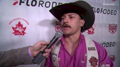 Interview: Ty Taypotat - Bareback Winner - Performance 4 - 2021 Canadian Finals Rodeo