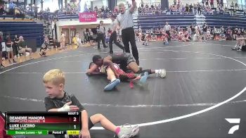 115 lbs Round 2 (6 Team) - Luke Lucero, Mat Rats vs Deandre Manora, Violent Little Machines