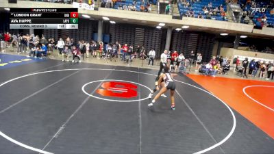 135 lbs Cons. Round 2 - London Grant, Unattached vs Ava Hoppe, Unattached