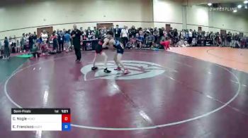 51 lbs Semifinal - Carter Nogle, HeadHunters Wrestling Club vs Elyle Francisco, Anchorage Youth Wrestling Academy