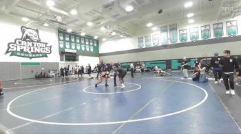 157 lbs Champ. Round 1 - Peter Brown, Canyon Springs vs Jisaiah McCormick, Silverado