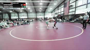 132 lbs Round 3 (8 Team) - Daitan Barney, South Sevier vs Andrew Lopez, Snow Canyon