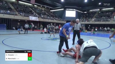 105 lbs Semifinal - Colin Hoopes, Turnersville vs Alex Marchetti, Clarks Summit