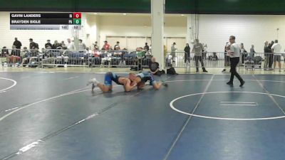 132 lbs Round Of 64 - Gavin Landers, IA vs Brayden Sigle, PA