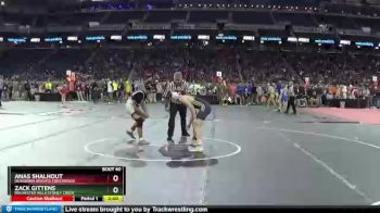D1-112 lbs Champ. Round 1 - Anas Shalhout, Dearborn Heights Crestwood vs Zack Gittens, Rochester Hills Stoney Creek