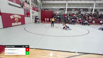113 lbs Quarterfinal - Matthew Graffagnini, Brother Martin High School vs Nolan Hardeman, Boyd Buchanon