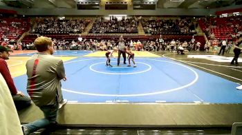 60 lbs Quarterfinal - Kadan Mclaurin, Tulsa North Mabee Stampede vs Creek Cassity, Barnsdall Youth Wrestling