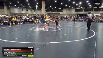 157 lbs Round 1 (4 Team) - Skylar Hackl, BHWC/Duval Elite vs Thomas Abington IV, Pod Squad