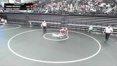 4A 105 lbs Cons. Round 2 - Berkley Roundy, Cedar vs Ximena Melendez, Mountain View