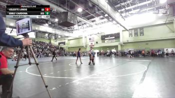 130 lbs Cons. Round 3 - Emily Cardona, MONROE vs Celeste Lobos, BIRMINGHAM