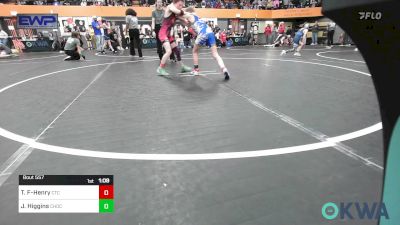 76 lbs Final - Ted Fuggett-Henry, Comanche Takedown Club vs Jaxon Higgins, Choctaw Ironman Youth Wrestling