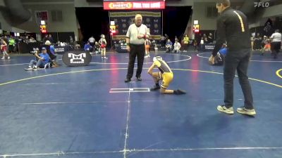 80 lbs Round Of 32 - Logan Altmiller, Hazleton vs Owen Peters, North Allegheny