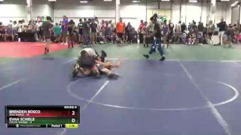88 lbs Round 6 (8 Team) - Brenden Bosco, Ohio Dawgz vs Evan Schiele, Colon Trained