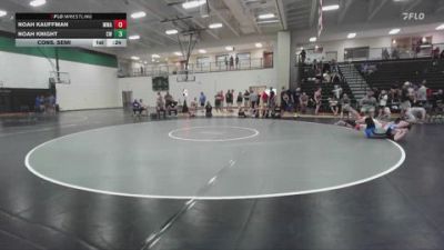150 lbs Cons. Semi - Noah Knight, Chickasha Wrestling vs Noah Kauffman, Moen Wrestling Academy