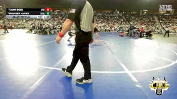 B3A-150 lbs Quarterfinal - Brennen Harris, Marlow vs Talon Delk, Sperry