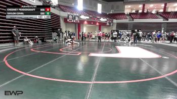 115 lbs Quarterfinal - Chesney Pendergraft, Norman High School Girls vs Taylor Covel, Choctaw HS Girls
