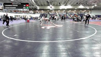 141 lbs 3rd Place Match - Channing Porter, Arizona Christian University vs Logan Wagner, Marian University (IN)