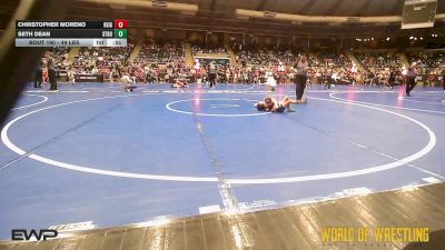 49 lbs Semifinal - Christopher Moreno, Reign vs Seth Dean, Stronghold Wrestling Club