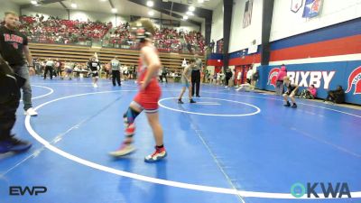 73 lbs Round Of 16 - Tsu-tli Christie-Vangen, Fort Gibson Youth Wrestling vs Abel Glover, Brushy Wrestling Club