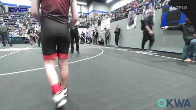 49 lbs Quarterfinal - Bill Cox, Weatherford Youth Wrestling vs Jackson Kreamer, Unattached