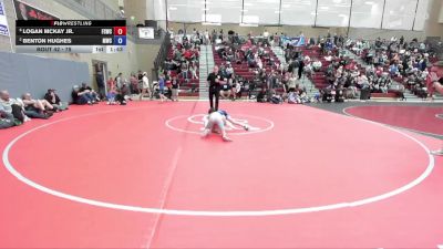 78 lbs Semifinal - Logan McKay Jr., Fighting Squirrels Wrestling Club vs Benton Hughes, Middleton Wrestling Club