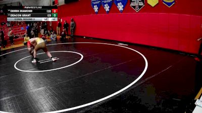 215 lbs Cons. Round 3 - Derek Diamond, Frazier vs Deacon Grant, Greensburg Salem Hs