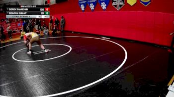 215 lbs Cons. Round 3 - Derek Diamond, Frazier vs Deacon Grant, Greensburg Salem Hs