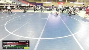 126 lbs Cons. Round 3 - Carter Schmauss, Immortal Athletics WC vs Giuseppe Minutillo, Carrollton Thunder Wrestling