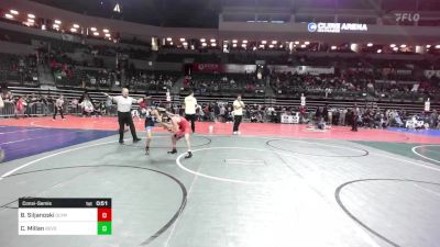 85 lbs Consolation - Beau Siljanoski, Olympic vs Chase Millan, Revolution Wrestling Club