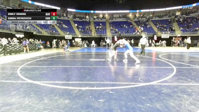130 lbs Quarterfinal - Emily Dennis, Northern Bedford vs Emma Petrovich, Connellsville