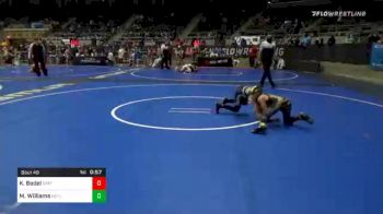 80 lbs Consolation - Kameron Bedel, Spatola Wrestling vs Mitchell Williams, Outlaw WC