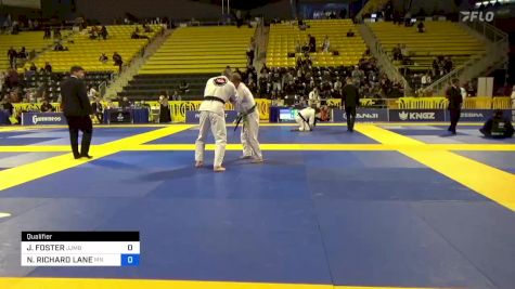 JAMES FOSTER vs NATHANIEL RICHARD LANE 2023 Master International IBJJF Jiu-Jitsu North American Championship