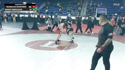 106 lbs Semifinal - Maximillian Shvartsman, Burlington vs Mason Verrocchio, Alvirne