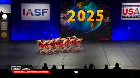 Dance United - Foolish Games [2025 Senior Small Contemporary/Lyrical Semis] 2025 The Dance Worlds