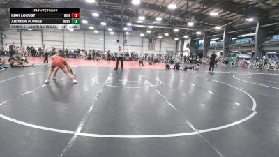 130 lbs Round 5 - 4:00pm Saturday - Andrew Flores, Rough House W.C., CA vs Kiah Locust, Backyard Brawlers