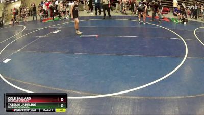 145 lbs Quarterfinal - Tatsuki Jahrling, The Pride Of Nevada vs Cole Ballard, Colorado Outlaws